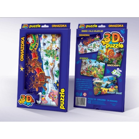 PUZZLE 3D Gwiazdka