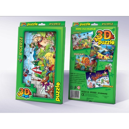 PUZZLE 3D Rycerze