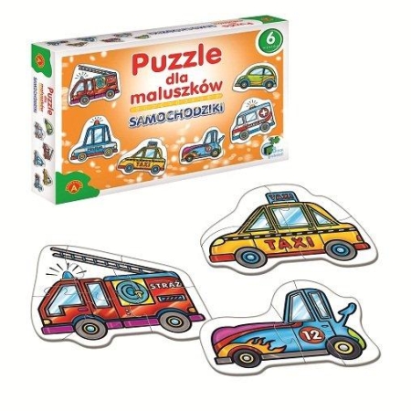 PUZZLE DLA MALUSZKÓW Samochodziki