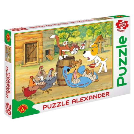 PUZZLE 20  Alexander Maxi  Reksio - Rekonwalescent