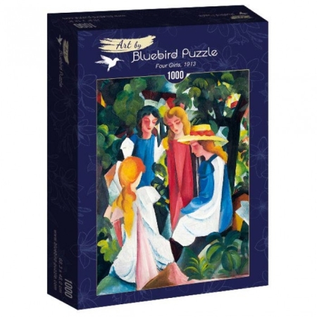 PUZZLE Bluebird 1000 el. Cztery  Dziewczyny, Macke