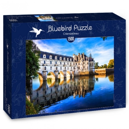 PUZZLE Bluebird 1500 el. Zamek Chenonceau, Francja
