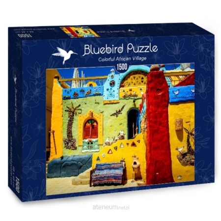 PUZZLE Bluebird 1500 el. Kolory Afryki