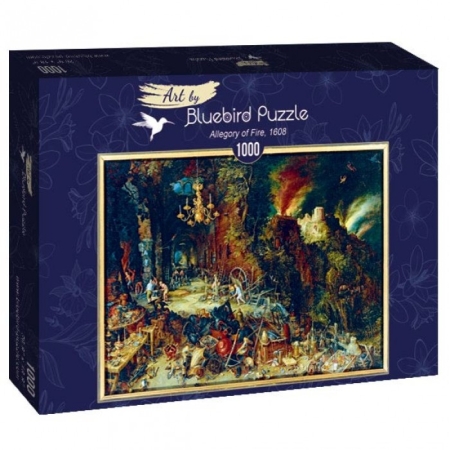PUZZLE Bluebird 1000 el. Brueghel,  Alegoria Ognia