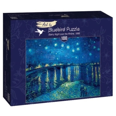 PUZZLE Bluebird 1000 el. Gwiaździsta Noc  nad Ronem