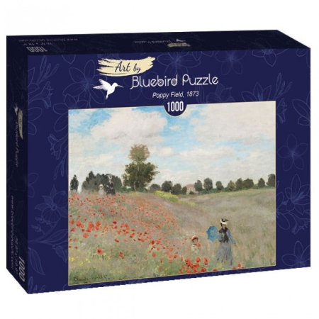 PUZZLE Bluebird 1000 el. Claude Monet,  Pole Maków