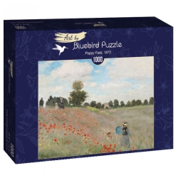 PUZZLE Bluebird 1000 el. Claude Monet,    Pole Maków