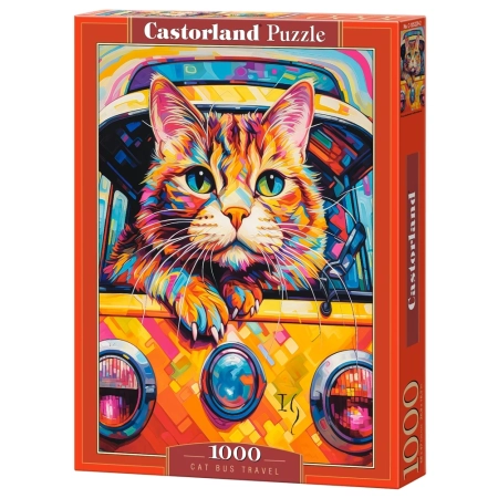 PUZZLE CASTOR 1000 el. Cat Bus Travel