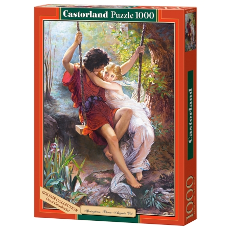 PUZZLE CASTOR 1000 el. Zakochani na Huśtawce