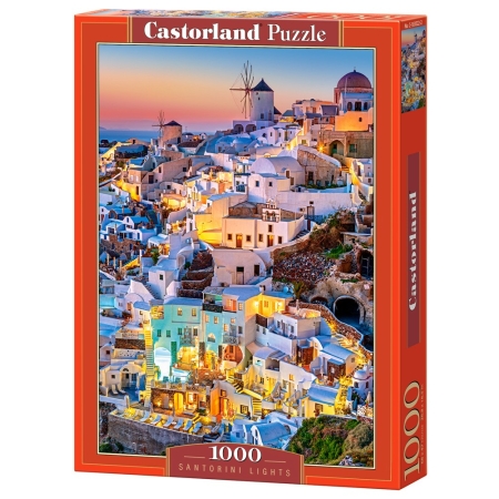 PUZZLE CASTOR 1000 el. Swiatła Santorini
