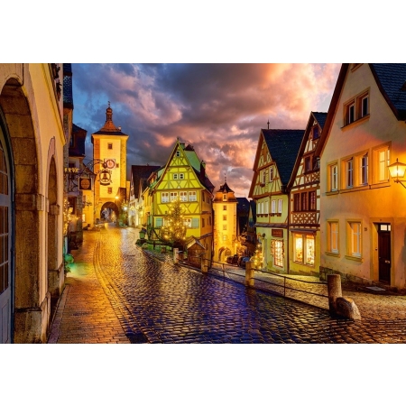 PUZZLE CASTOR 1000 el. Rothenburg at Night