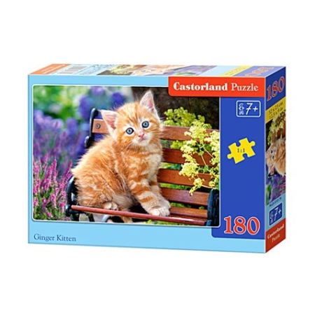 PUZZLE CASTOR 180 el. Imbirowy Kotek
