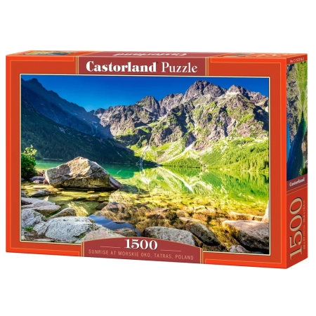 PUZZLE CASTOR 1500 el Sunrise at Morskie  Oko