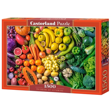 PUZZLE CASTOR 1500 el. Rainbow of  Vitamins