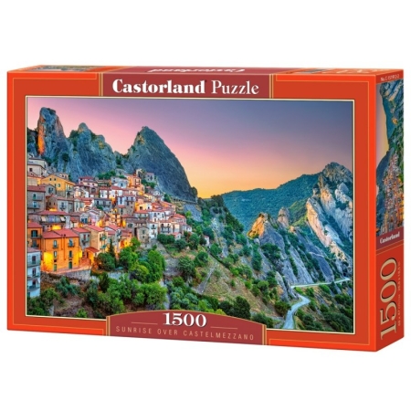 PUZZLE CASTOR 1500 Sunrise over Castelmezzano