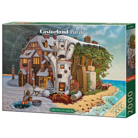 PUZZLE CASTOR 2000 el. Christmans Eve  Madeira Art Collection