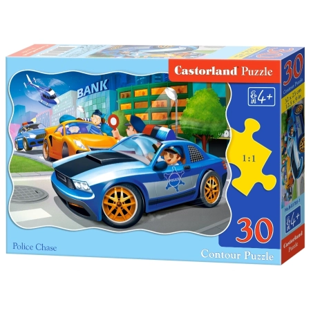 PUZZLE CASTOR 30 el. Police Chase