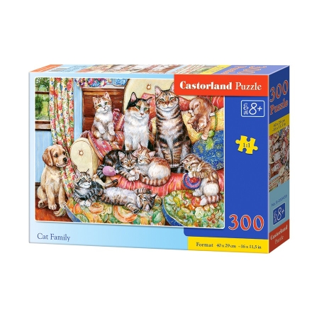 PUZZLE CASTOR 300 el Cat Family
