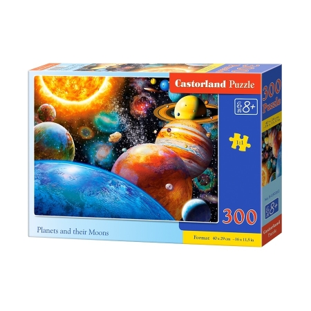 PUZZLE CASTOR 300 el Planets and Their Moons
