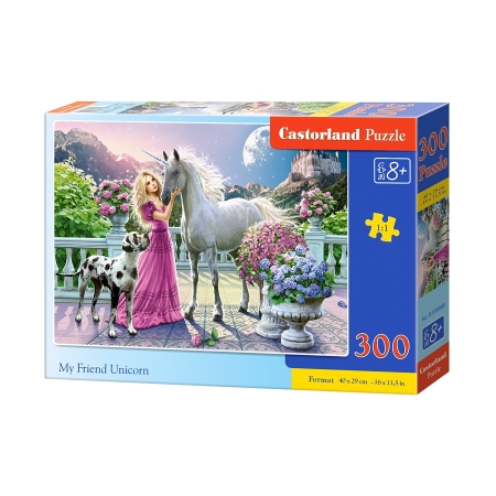 PUZZLE CASTOR 300 el. Mój Przyjaciel Jednorożec