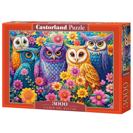 PUZZLE CASTOR 3000 el. Flower Owl  Meeting