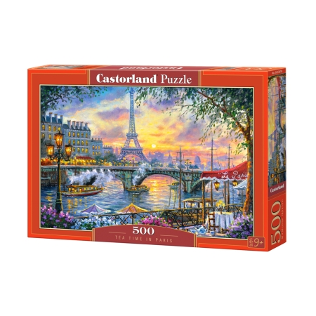 PUZZLE CASTOR 500 el. Tea time in Paris