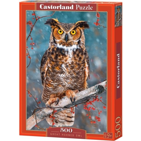 PUZZLE CASTOR 500 el. Great horned Owl