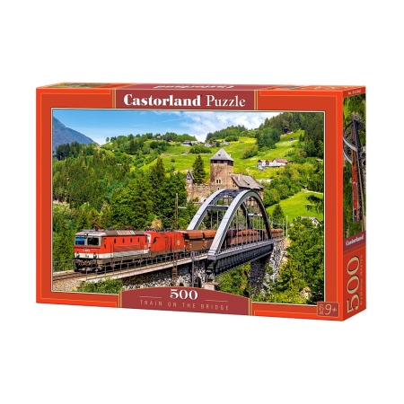 PUZZLE CASTOR 500 el. Pociąg na Moście