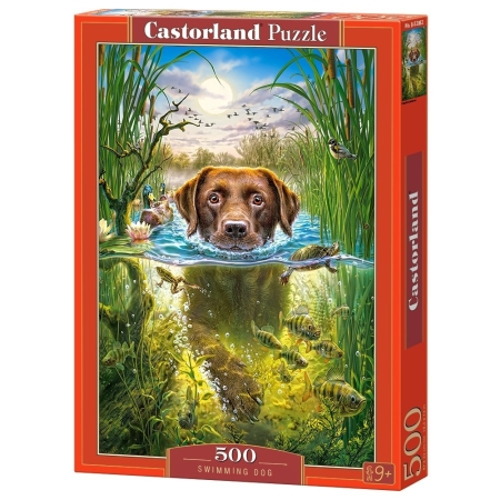 PUZZLE CASTOR 500 el. Pływający Pies