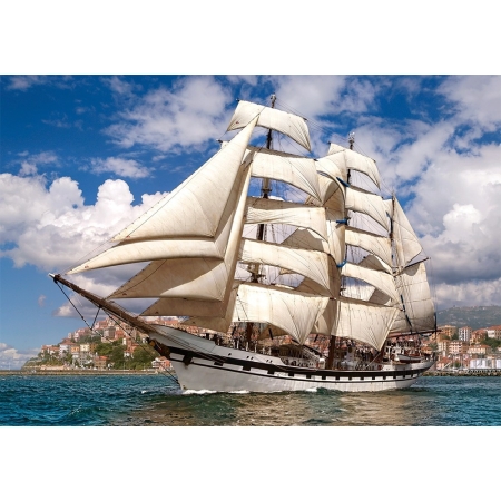 PUZZLE CASTOR 500 el. Tall Ship Leaving Harbour