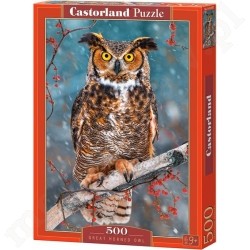 PUZZLE CASTOR 500 el. Great horned Owl
