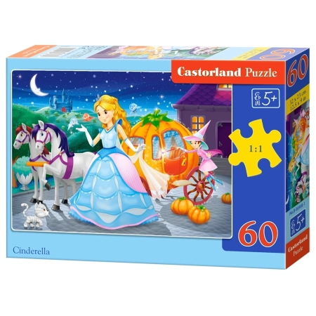 PUZZLE CASTOR 60 el. Kopciuszek