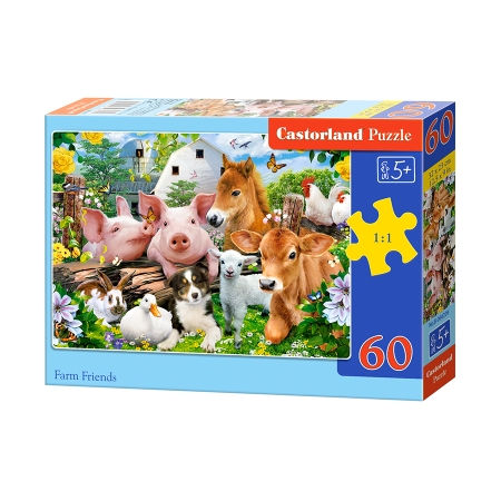 PUZZLE CASTOR 60 el. Farm Friends