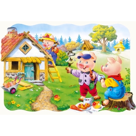 PUZZLE CASTOR 30 el. Świnki