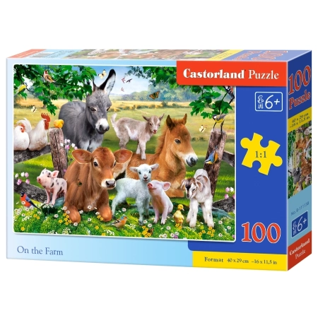 PUZZLE CASTOR 100 el. On the Farm