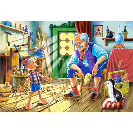 PUZZLE CASTOR 120 el. Pinokio