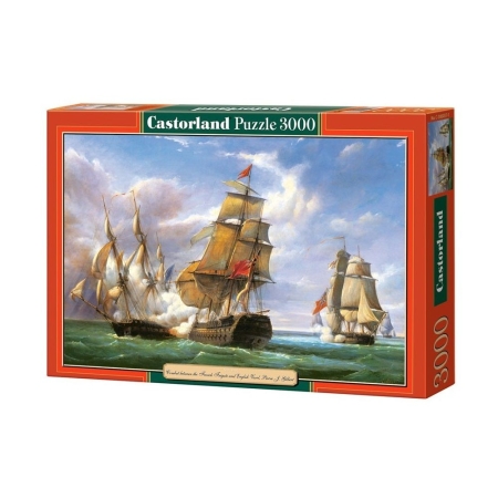 PUZZLE CASTOR 3000 el. Żaglowce na Morzu