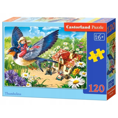 PUZZLE CASTOR 120 el. Calineczka