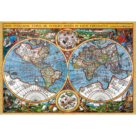 PUZZLE CASTOR 3000 El. Mapa Świata