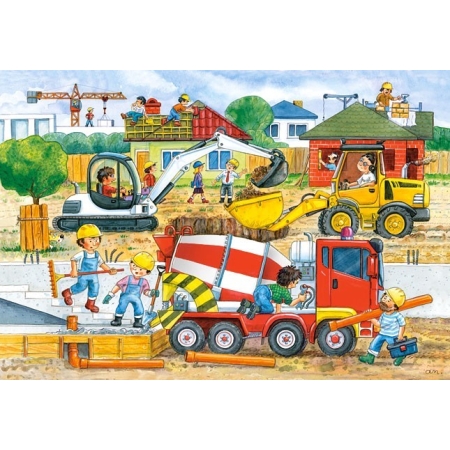 PUZZLE CASTOR 40 el. MAXI Budowa
