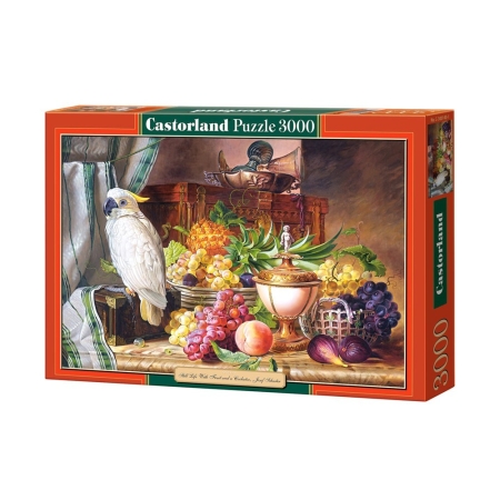 PUZZLE CASTOR 3000 el. Martwa Natura z Papugą