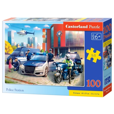 PUZZLE CASTOR 100 el. Police Station
