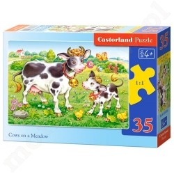 PUZZLE CASTOR 12 MAXI Cows On  a Meadow