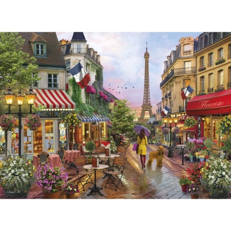 PUZZLE CLEM 1000 el. Compact Flowers in  Paris