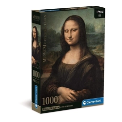 PUZZLE CLEM 1000 el. Compact Museum       Leonardo - Mona Lisa