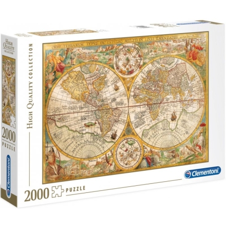 PUZZLE CLEM 2000 el. Starożytna Mapa