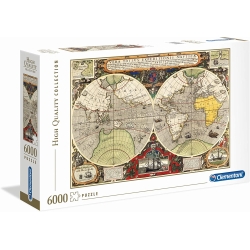PUZZLE CLEM 6000 EL Antique Nautical Map