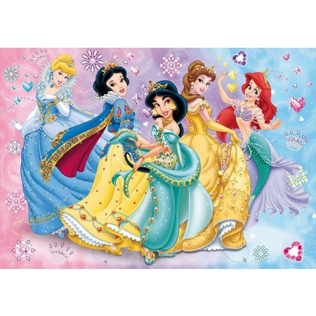PUZZLE CLEM 104 EL. Księżniczki Diamenty
