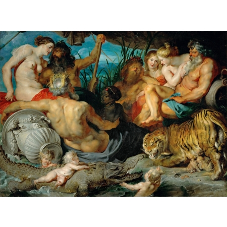 PUZZLE Piatnik 1000 el. Rubens Vier Flusse 5476