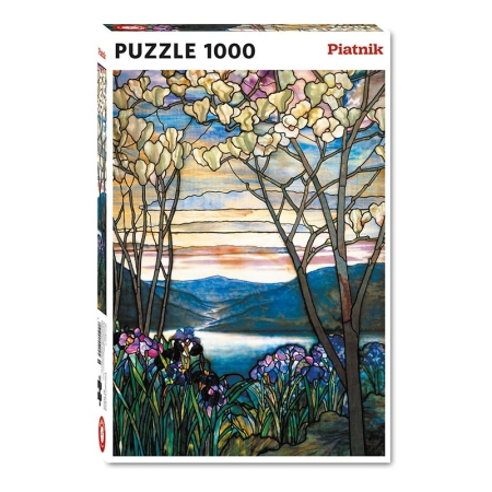 PUZZLE Piatnik 1000 el. Tiffany, Magnolie I Irysy